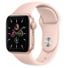 Часы Apple Watch SE GPS 40мм Aluminum Case with Sport Band, золотистый/розовый песок